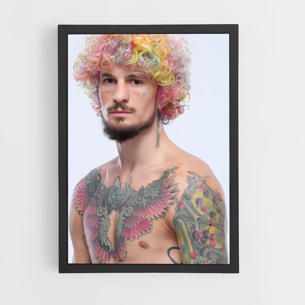 Poster Sean Le Coloré – affiche MMA (vue 2)